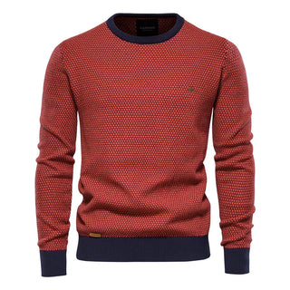 Paul - Men's Checked Pattern Sweater