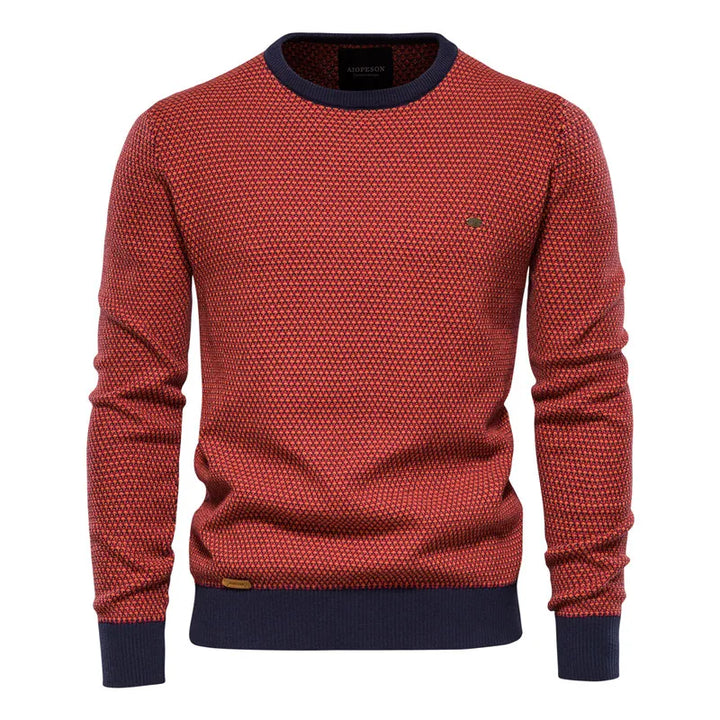Paul - Men's Checked Pattern Sweater