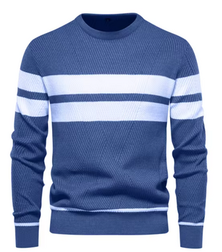 John - Trendy Men's Herringbone Pattern Sweater