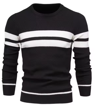 John - Trendy Men's Herringbone Pattern Sweater
