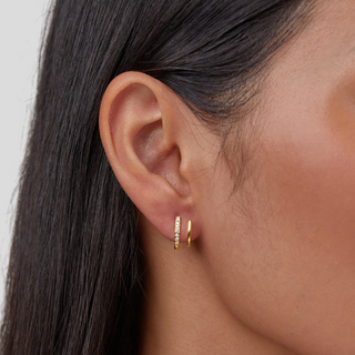 Gold & Crystal Claw Earrings