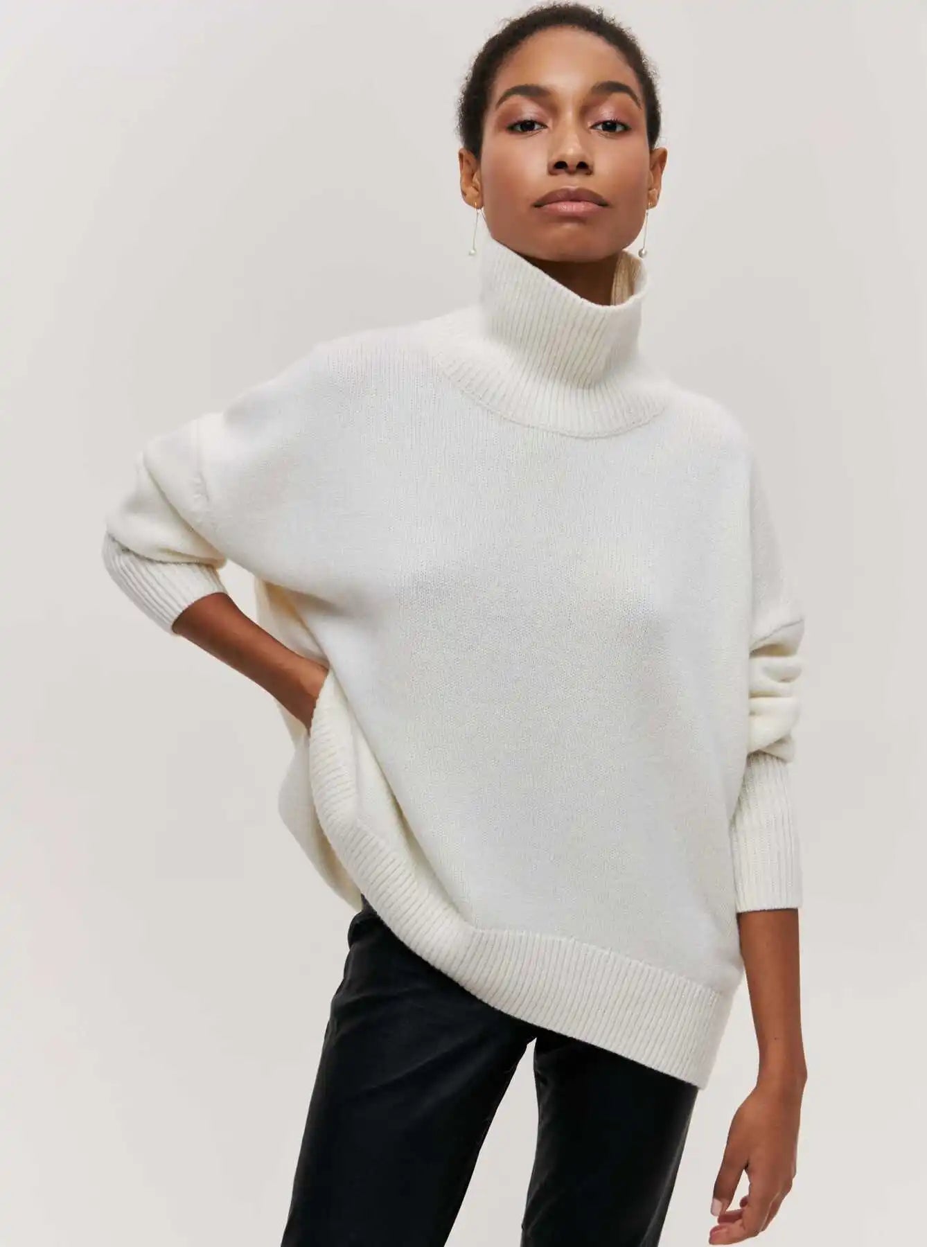 Eva™ - Luxe Turtleneck Sweater