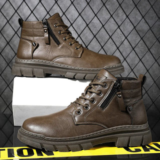Bill | Retro Wide-Fit Chelsea Ankle Boots in Leather