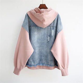 Vivian - Denim Hooded Jacket