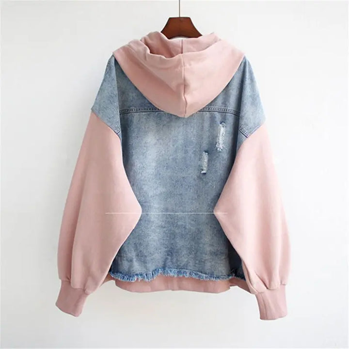 Vivian - Denim Hooded Jacket