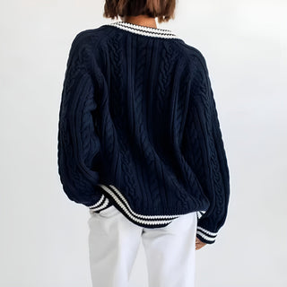 Riley - Cozy Cable Knit Sweater