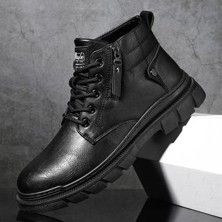 Bill | Retro Wide-Fit Chelsea Ankle Boots in Leather
