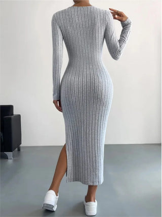 Sierra - Midi Dress with Long Sleeves