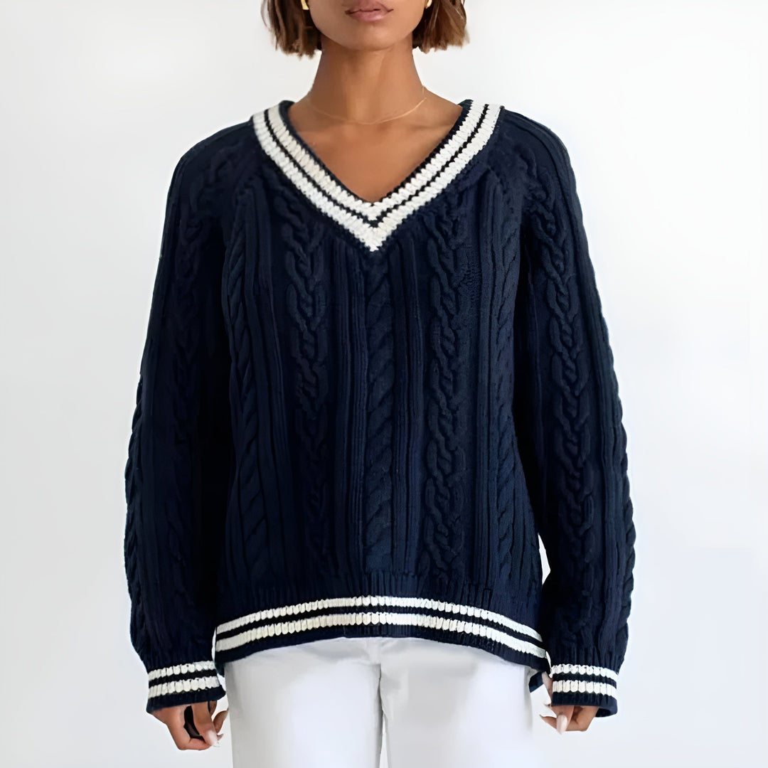Riley - Cozy Cable Knit Sweater