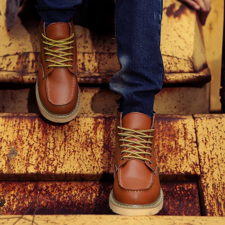 Dustin | Luxury Leather Winter Boots