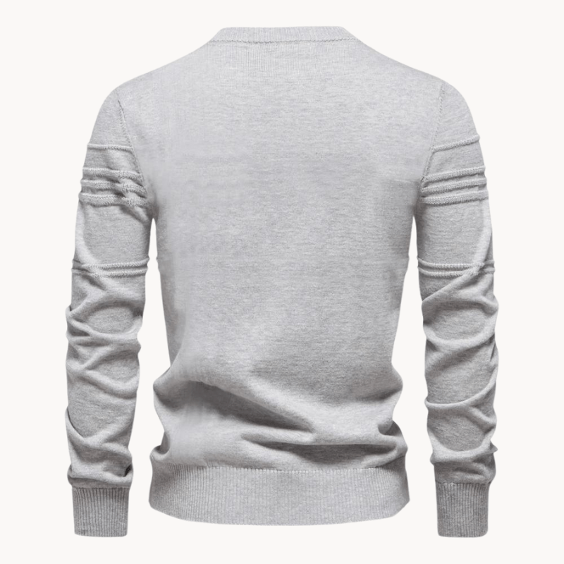 Jayden - Stylish Checked Knit Sweater