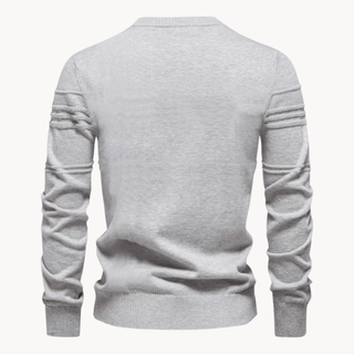 Jayden - Stylish Checked Knit Sweater