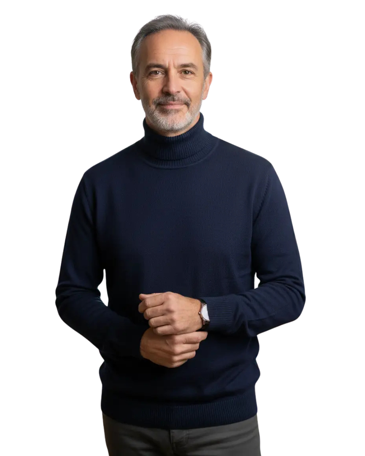 Sebastian – Luxurious Cashmere Turtleneck Sweater