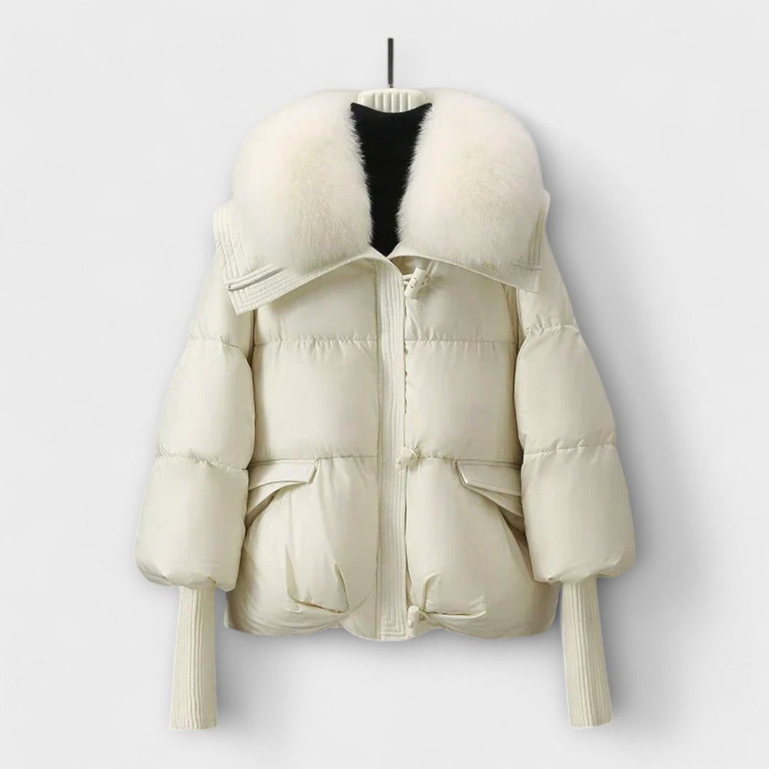 Lucyna – Chic Faux Fur Trimmed Jacket