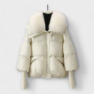 Lucyna – Chic Faux Fur Trimmed Jacket