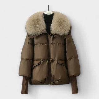Lucyna – Chic Faux Fur Trimmed Jacket