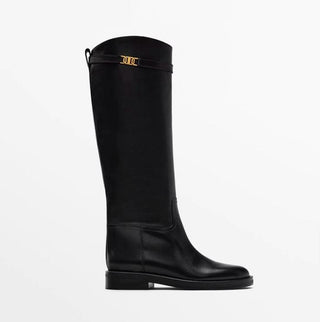Valentina - Stylish Knee-High Leather Boots