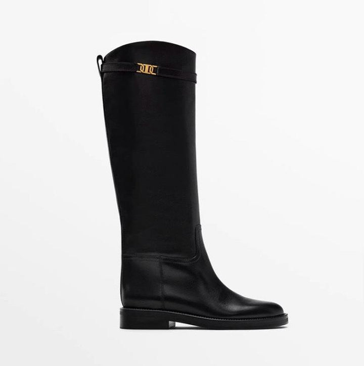 Valentina - Stylish Knee-High Leather Boots