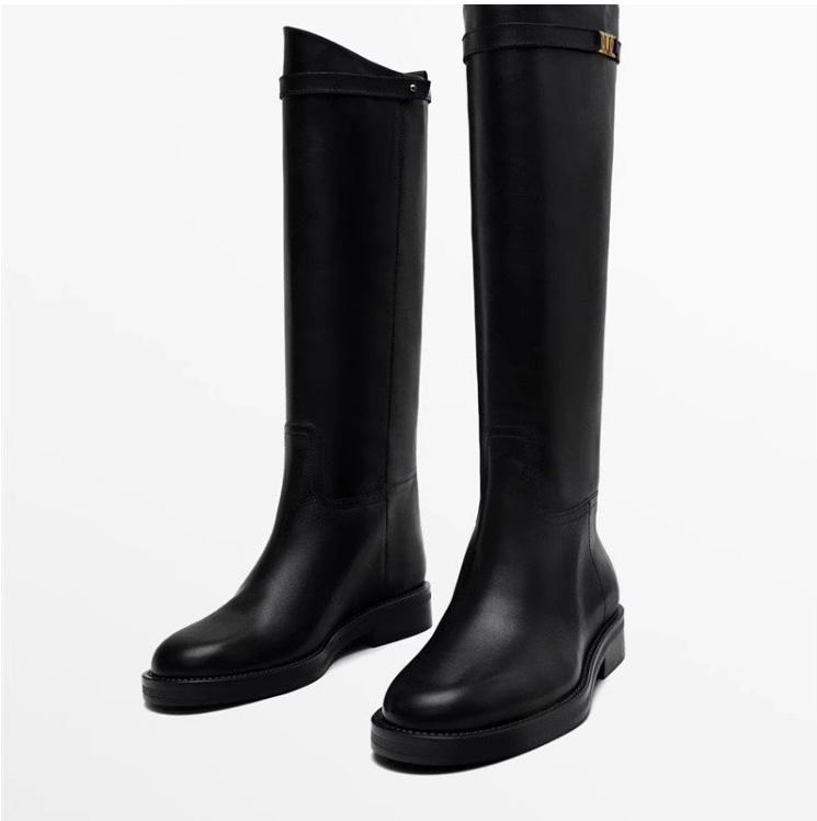 Valentina - Stylish Knee-High Leather Boots