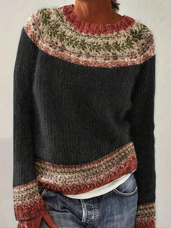 Lacey – Stylish Ethnic Knit Sweater