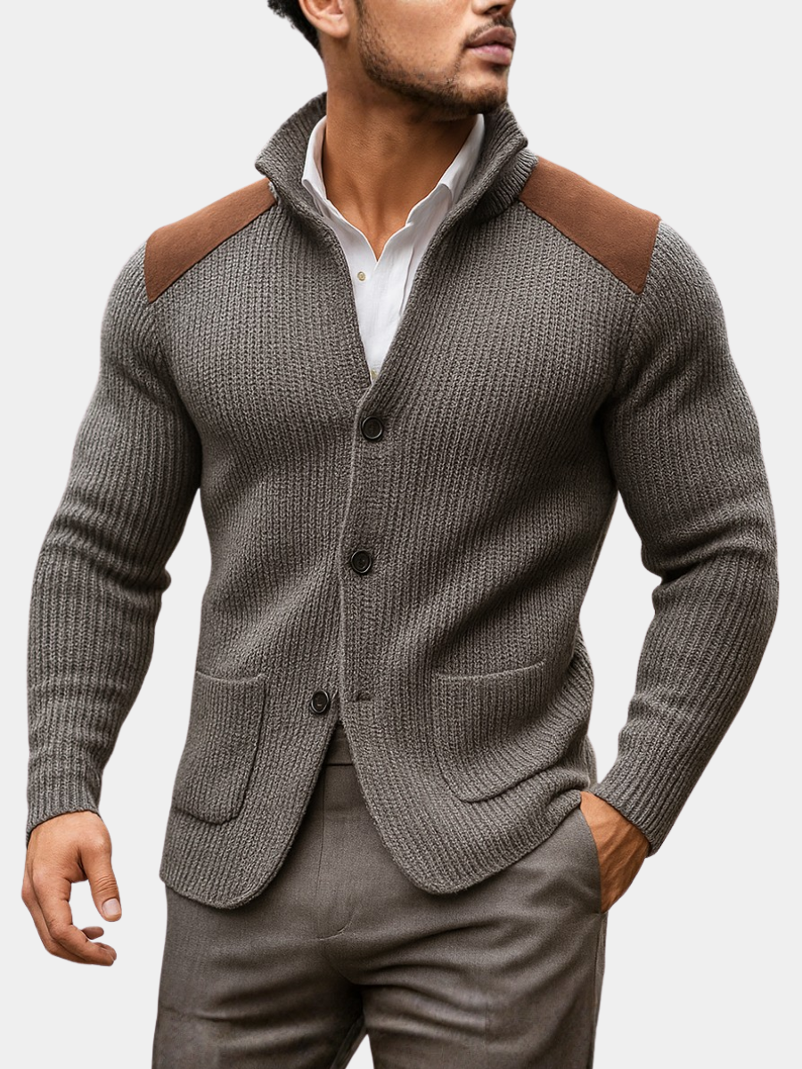Matthew – Knit Blazer with Textured Finish