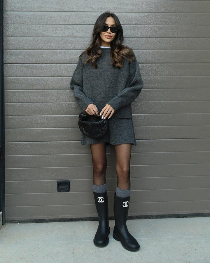 Arabella – Cozy Knit Two-Piece Ensemble
