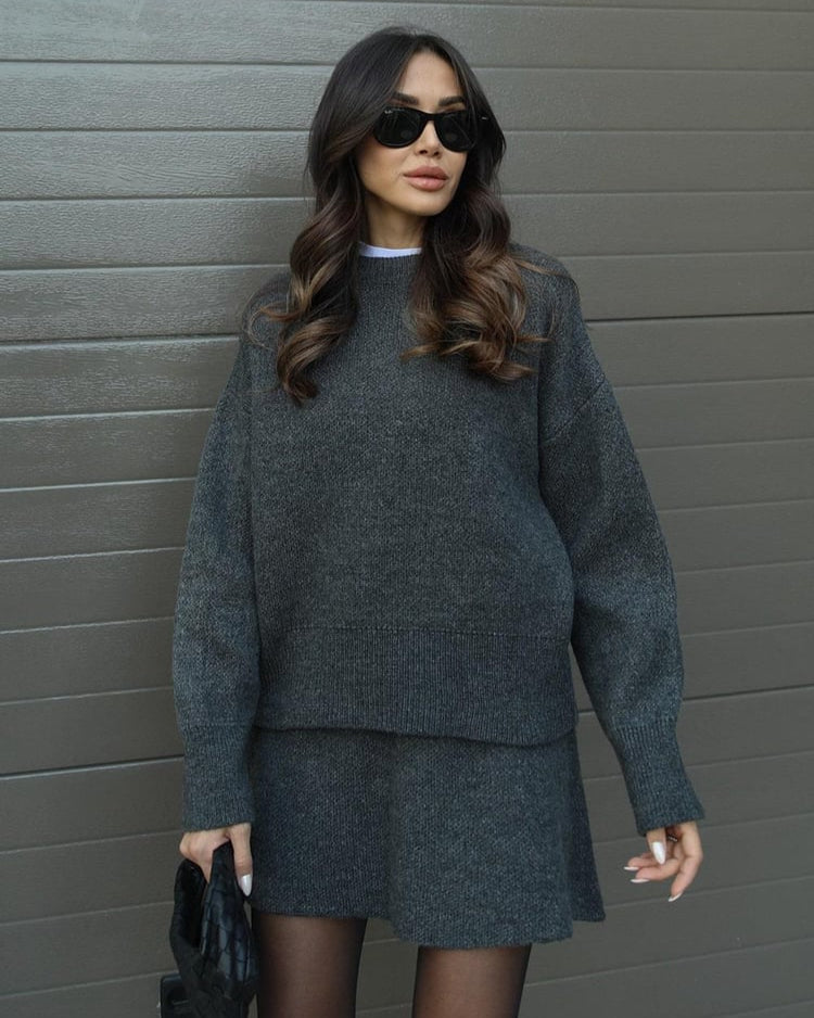 Arabella – Cozy Knit Two-Piece Ensemble