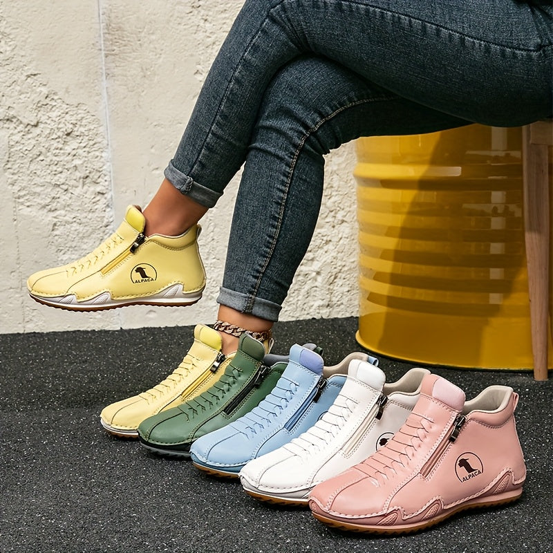Juniper – Versatile All-Weather Comfort Shoes with Zipper Closure