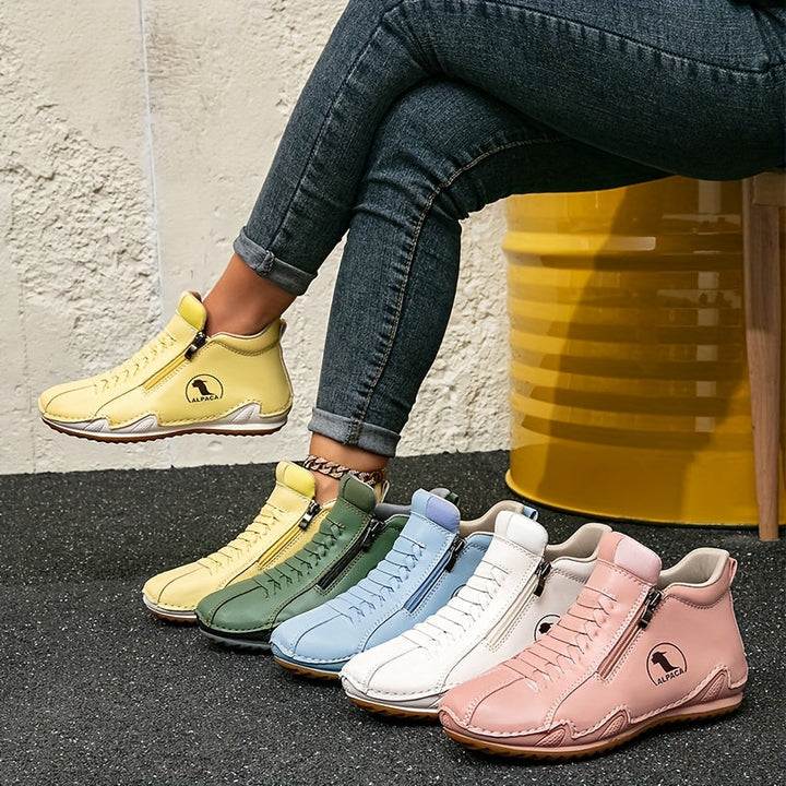 Juniper – Versatile All-Weather Comfort Shoes with Zipper Closure