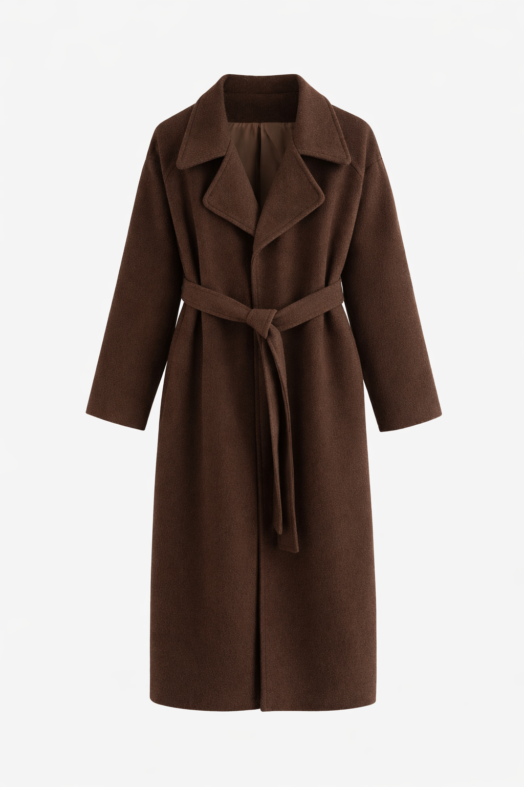 Hayley - Chic Belted Long Coat