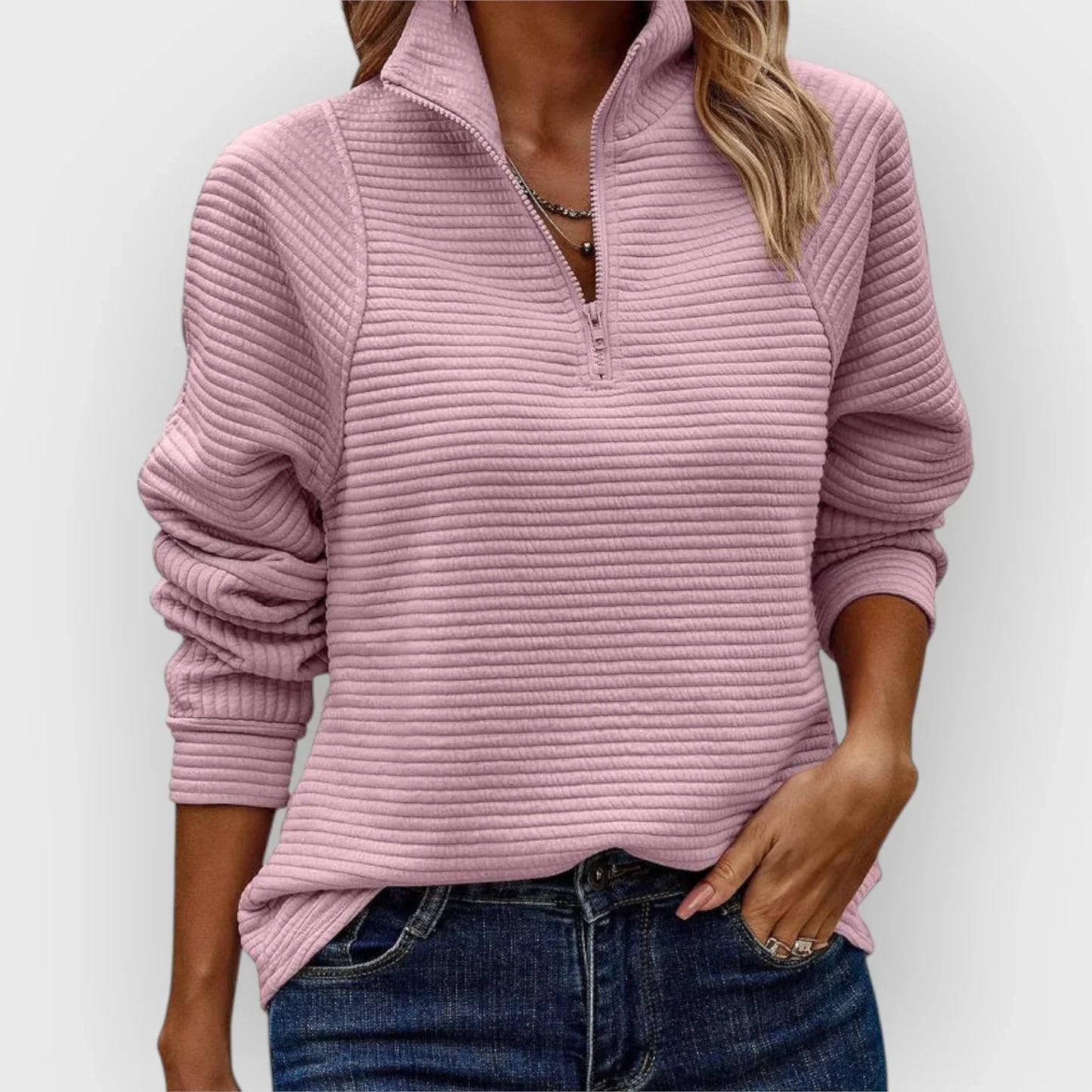 Nancy – Half-Zip Sweatshirt