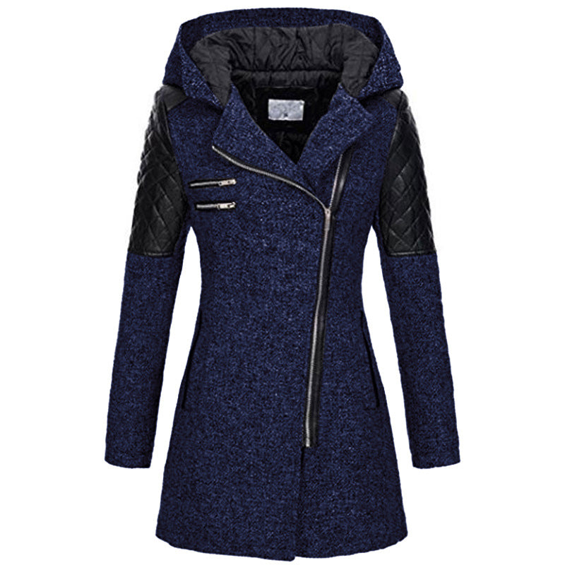 Zoë™ - Trendy Asymmetrical Zipper Winter Coat