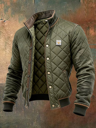 Cormac – Quilted Jacket Featuring Leather Accents