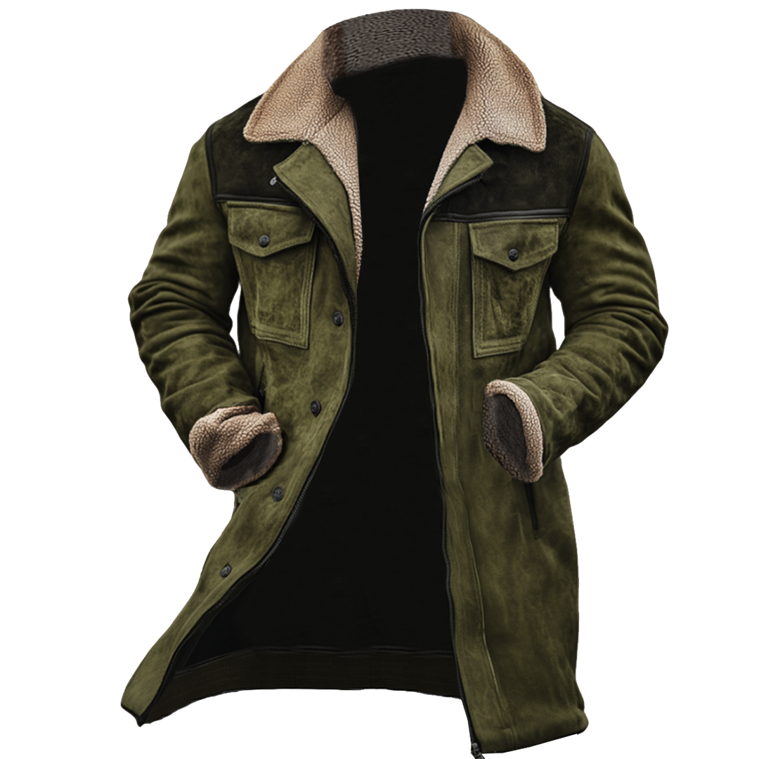 Freddie - Classic Long Coat for Men