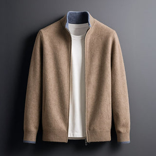 Isaac – Knitted Zip-Up Jacket