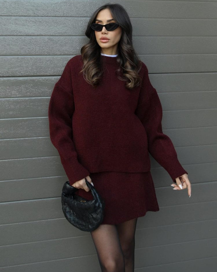 Arabella – Cozy Knit Two-Piece Ensemble