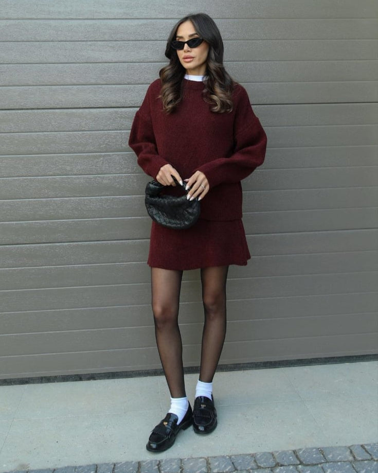 Arabella – Cozy Knit Two-Piece Ensemble