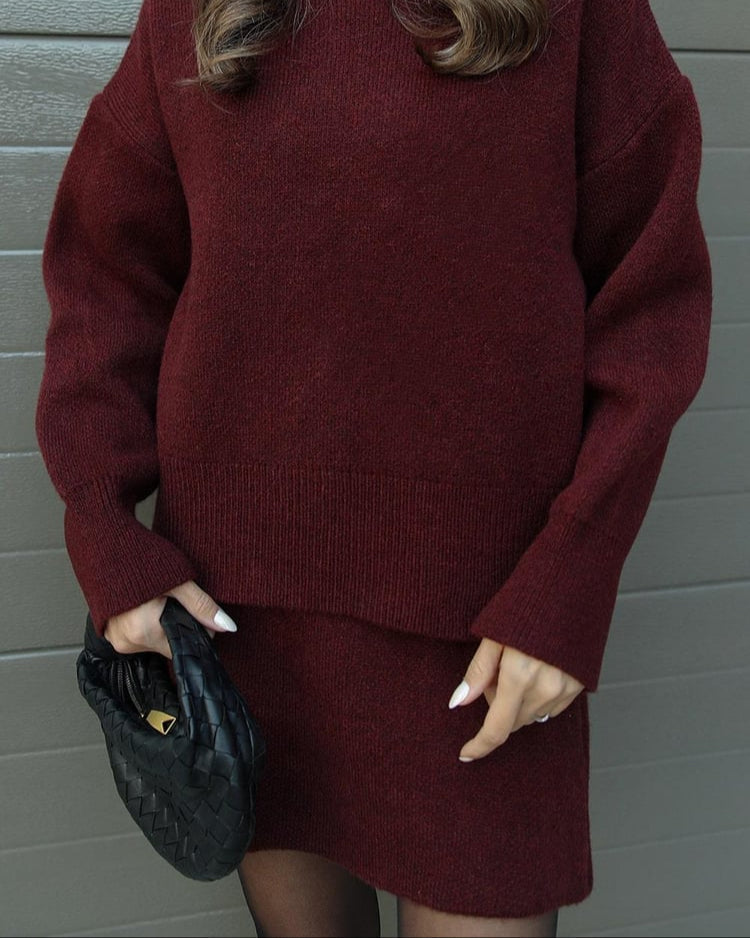 Arabella – Cozy Knit Two-Piece Ensemble