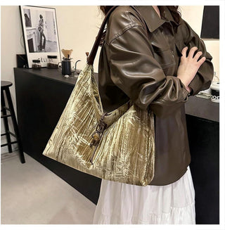 Velvet Crossbody Shoulder Bag