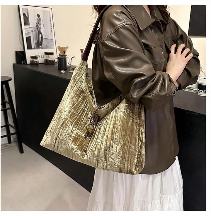 Velvet Crossbody Shoulder Bag
