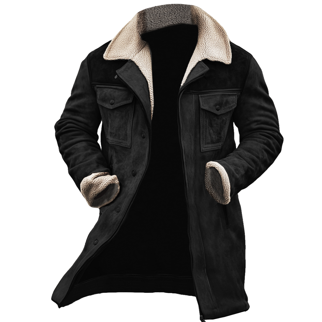 Freddie - Classic Long Coat for Men
