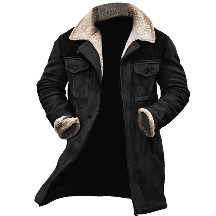 Freddie - Classic Long Coat for Men