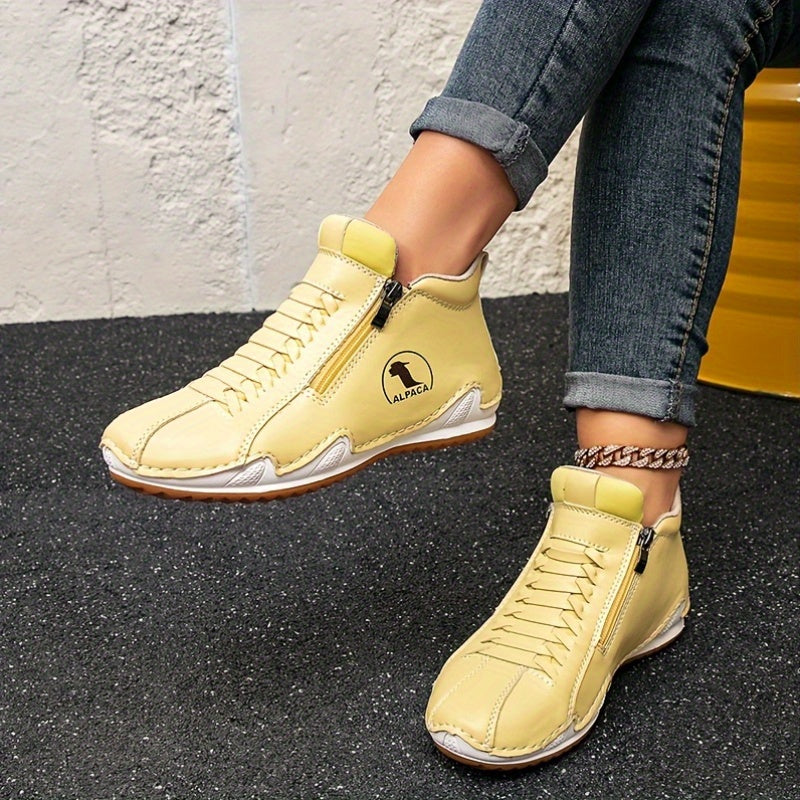 Juniper – Versatile All-Weather Comfort Shoes with Zipper Closure