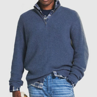 Finn | Men's Zip-Up Knitted Sweater