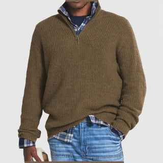 Finn | Men's Zip-Up Knitted Sweater
