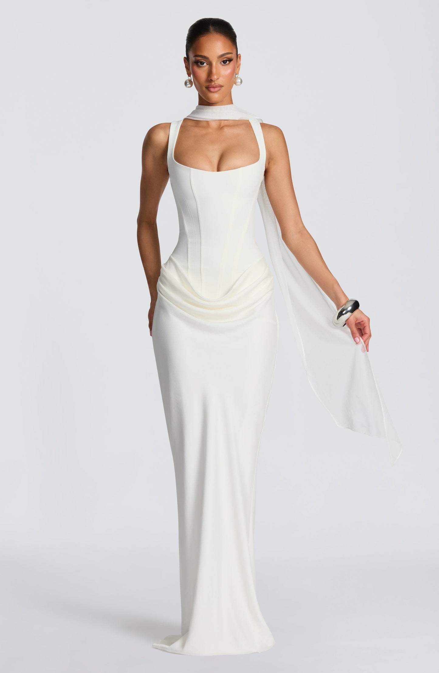 Caitlin - Square Neck Maxi Dress