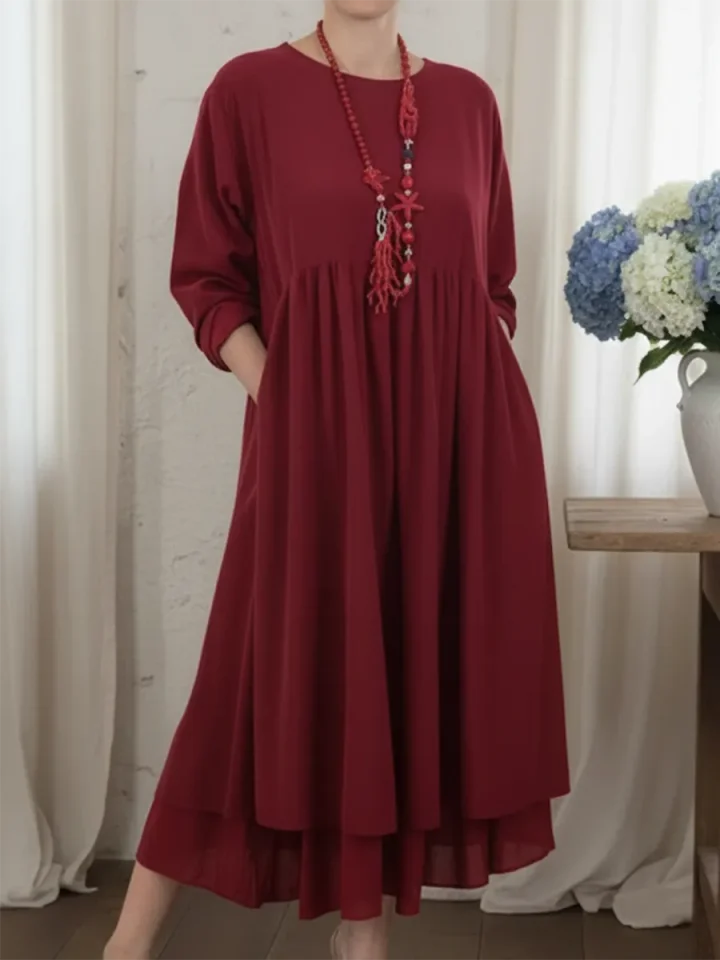 Margaret – Easygoing Cotton Midi Dress