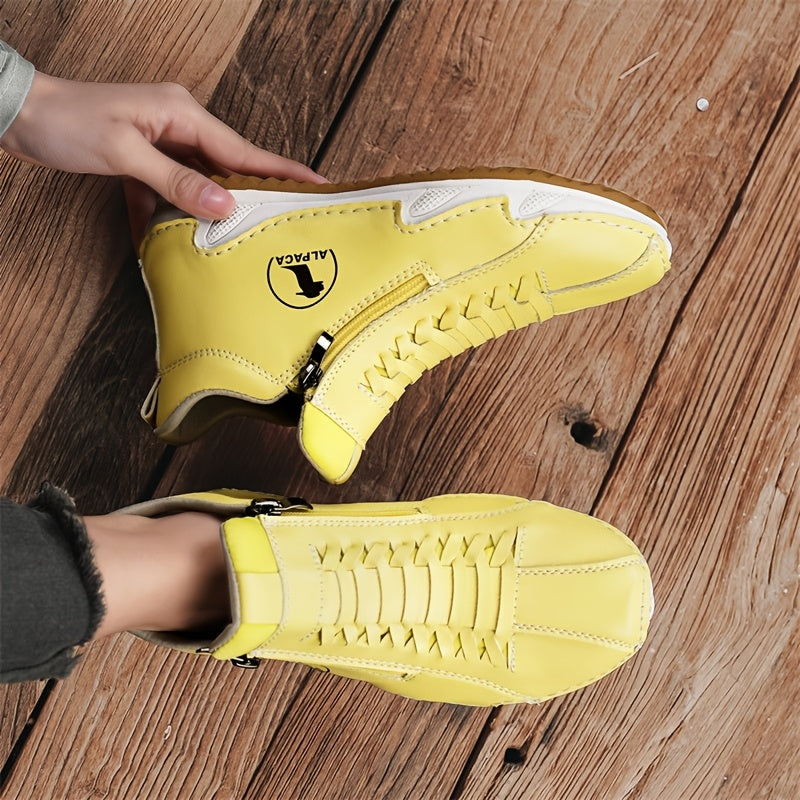 Juniper – Versatile All-Weather Comfort Shoes with Zipper Closure