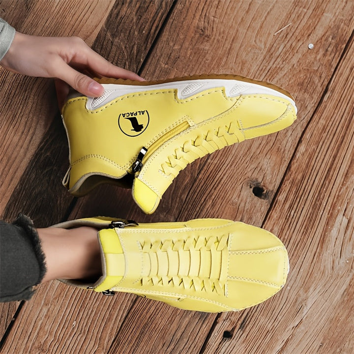 Juniper – Versatile All-Weather Comfort Shoes with Zipper Closure