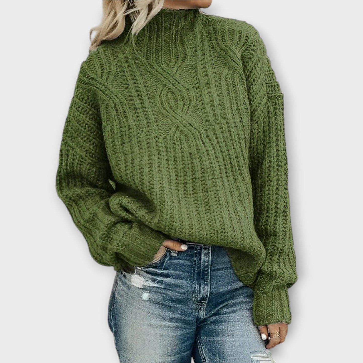 Tiffany™ - Chic High Neck Winter Knit